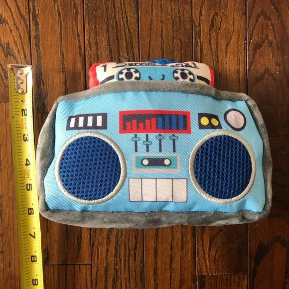 BARK! Dogs Toy - Vintage Boom Box w/Removable (Attached) Cassette Tape - NWOT! - Picture 10 of 10